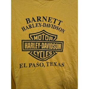 Harley-Davidson El Paso Texas  Bar and Sheild Gold T-Shirt 3XL Biker